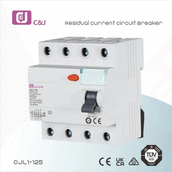 Disjuntor de corrente residual, RCCB, ELCB, CA eletromagnético tipo RTF1l